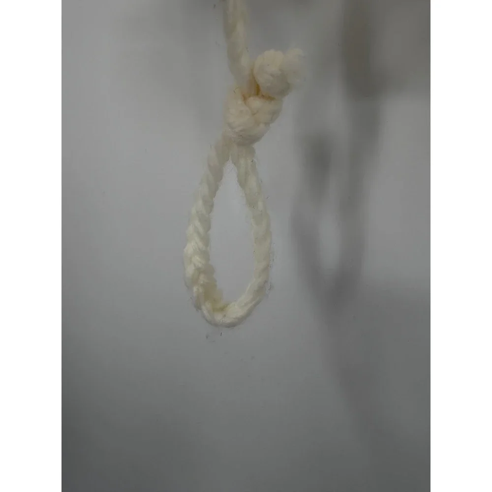 Handmade Cream Knit Pom Pom Garland Boho Nursery Mantle Decor Off White 12 Poms